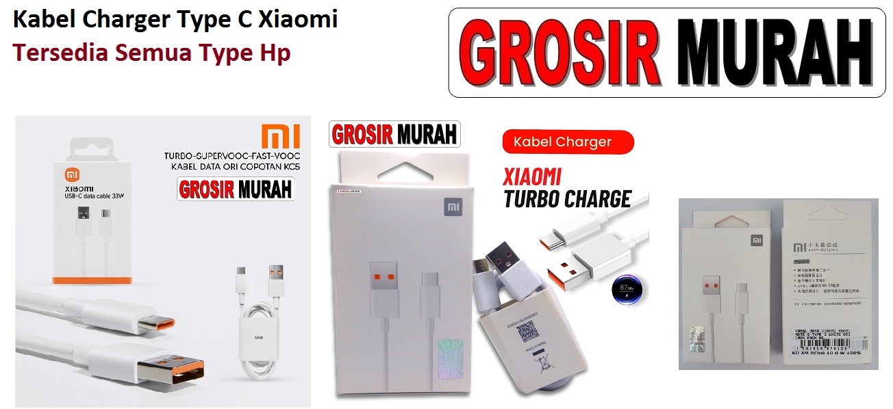 Sparepart Hp Kabel Charger Xiaomi