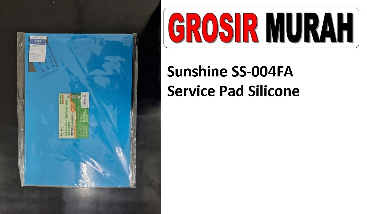 Sunshine SS-004FA Tatakan Service Anti Slip Silicone Pad Lcd Preheating Separator Heat Resistant Mat Dot Matrix Fixtures Sparepart Hp Alat Serpis Hp Perlengkapan Service Hp

