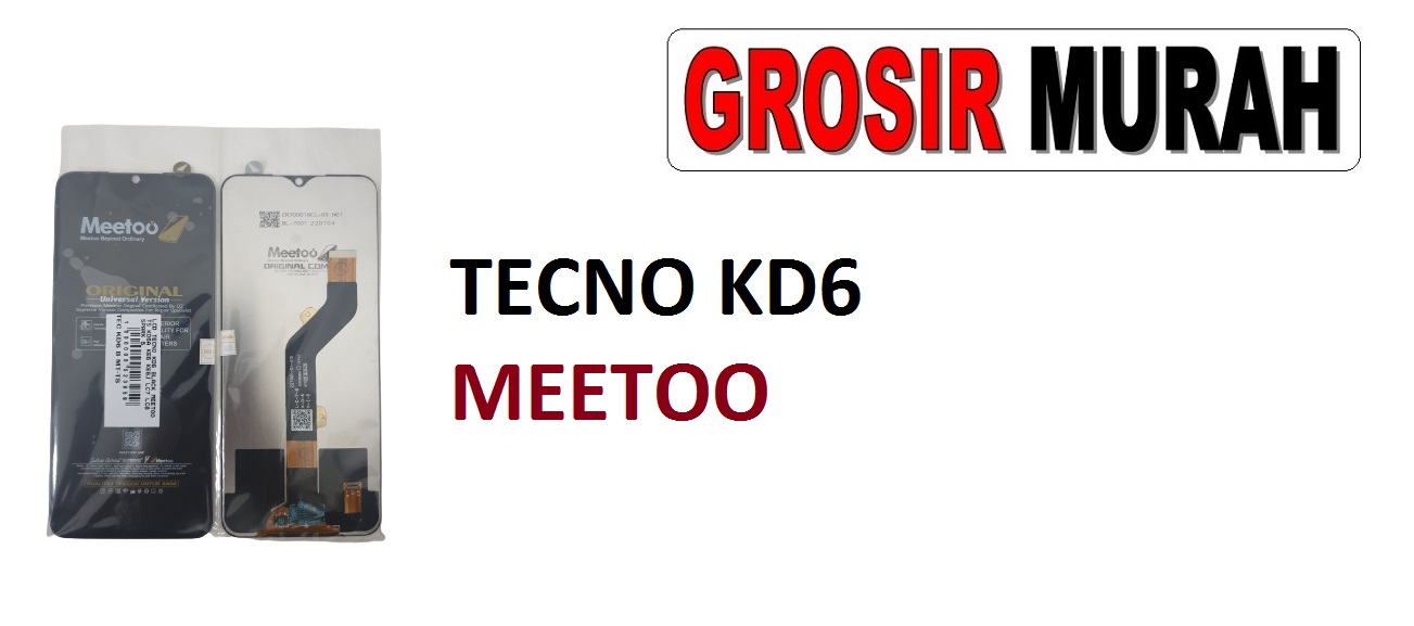 TECNO KD6 KD6A LCD MEETOO KE6 KE6J LC7 LC8 SPARK 5 SPARK 6 POUVOIR 4 POUVOIR 4 PRO LCD Display Digitizer Touch Screen Spare Part Sparepart hp murah Grosir LCD Meetoo garansi lem