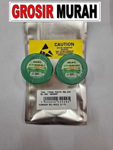 Relife RL-401 30Gram Low Temperature Soldering Paste Solder Flux Paste Cream For PCB PGA SMD BGA Sparepart Hp