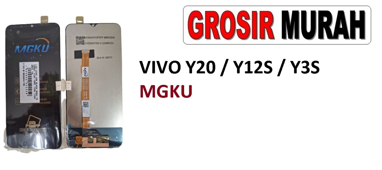 VIVO Y20 Y15S LCD MGKU V2027 Y12S Y20I Y12S 2021 Y20S Y20SG Y21A Y12A Y3S Y01 Y11S Y20T Y LCD Display Digitizer Touch Screen Spare Part Sparepart hp murah Grosir LCD Meetoo winfocus incell lion mgku og moshi