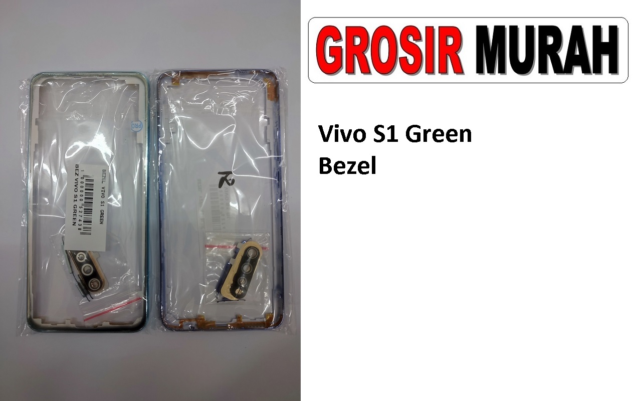 Vivo S1 Green Front Housing Middle Frame Bezel Plate Tutup Mesin Bazel Spare Part Grosir Sparepart hp
