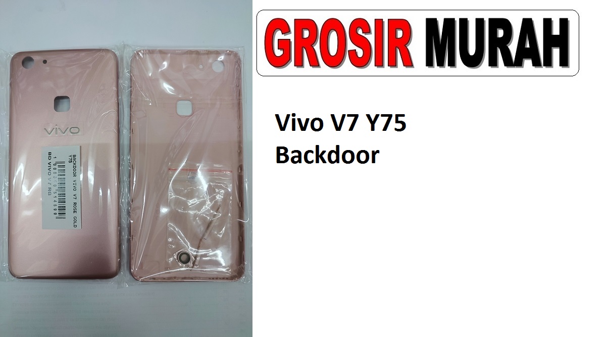 Vivo V7 Y75 Sparepart Hp Backdoor Back Battery Cover Rear Housing Tutup Belakang Baterai