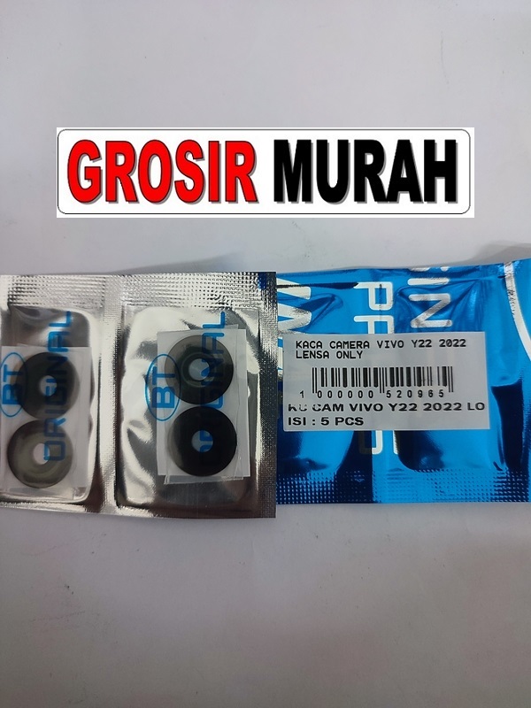 Vivo Y22 2022 Glass Of Camera Rear Vivo Lens Adhesive Kaca lensa kamera belakang Spare Part Grosir Sparepart Hp
