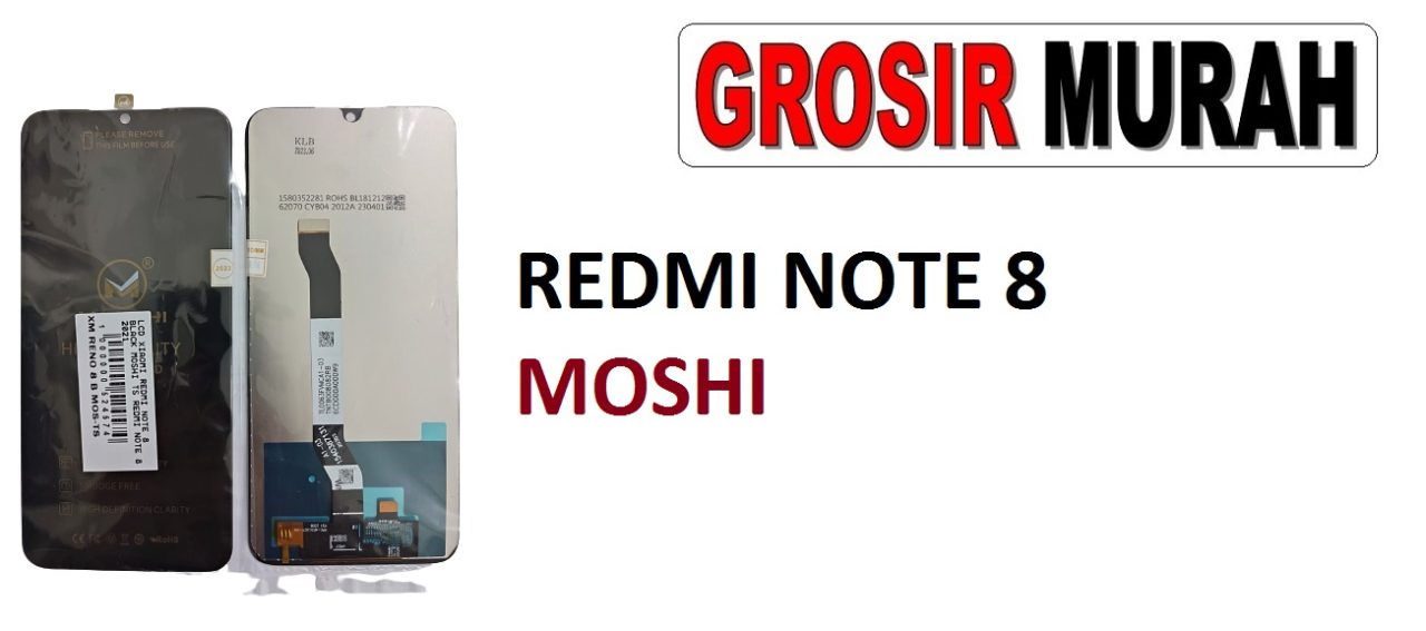 XIAOMI REDMI NOTE 8 LCD MOSHI REDMI NOTE 8 2021 LCD Display Digitizer Touch Screen Spare Part Sparepart hp murah Grosir LCD Meetoo winfocus incell lion mgku og moshi