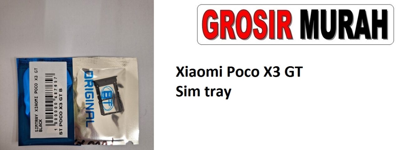 Xiaomi Poco X3 GT Sparepart Hp Sim Card Tray Simtray Sim Tray Holder Simlock Tempat Kartu Sim Spare Part Hp Grosir
