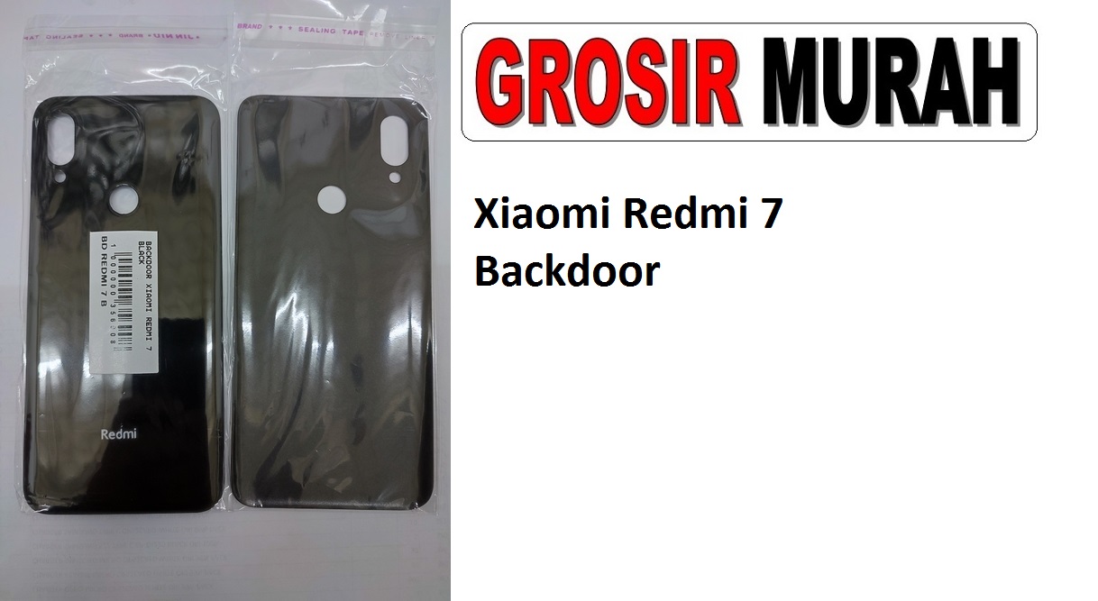 Xiaomi Redmi 7 Sparepart Hp Backdoor Back Battery Cover Rear Housing Tutup Belakang Baterai