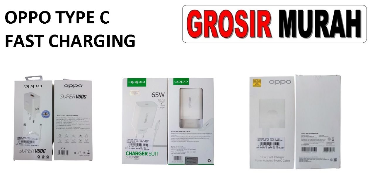 grosir charger oppo type c
