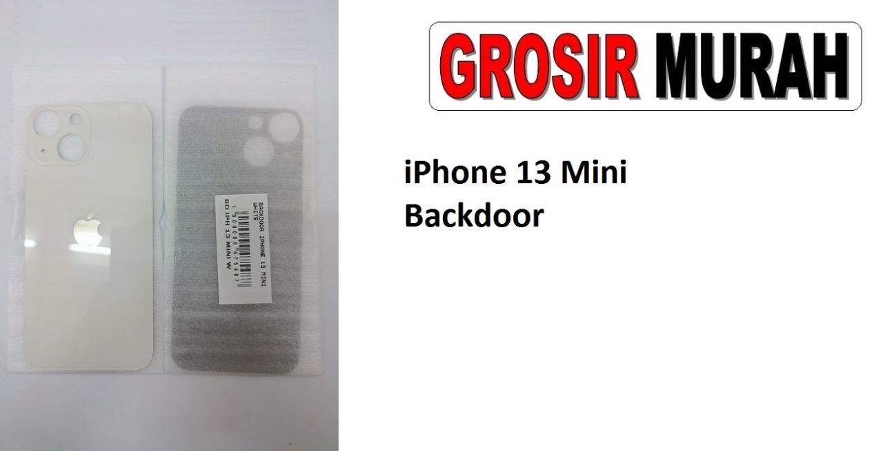 iPhone 13 Mini Sparepart Hp Backdoor Back Battery Cover Rear Housing Tutup Belakang Baterai
