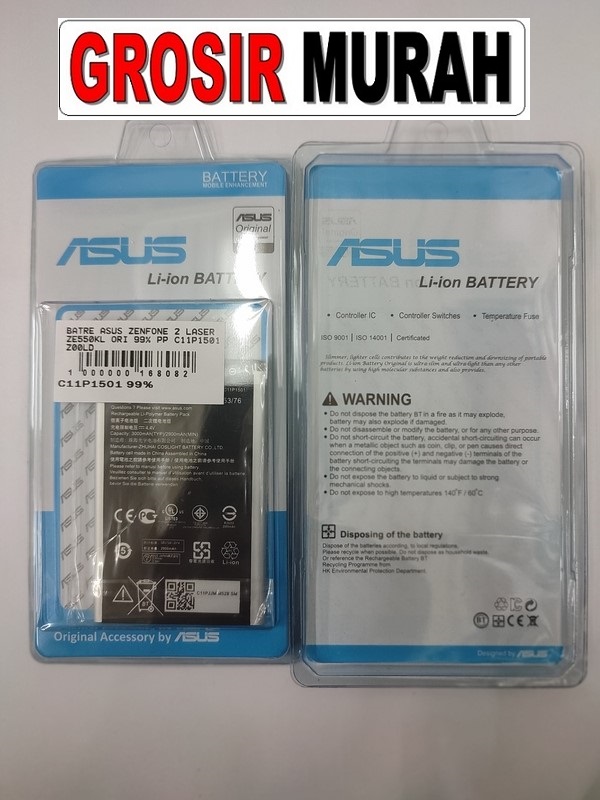 Asus Zenfone 2 Laser ZE550KL Selfie Z00LD C11P1501 Batre Battery Baterai |  Toko Grosir Sparepart Hp Jakarta