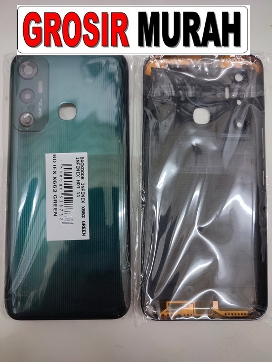 Infinix Hot 11 X662 Sparepart Hp Backdoor Back Battery Cover Rear Housing Tutup Belakang Baterai