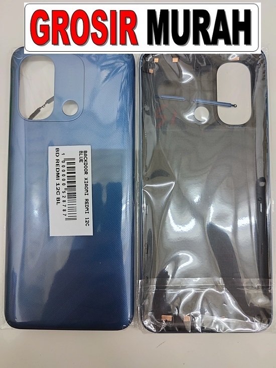 Xiaomi Redmi 12C Backdoor Back Battery Cover Rear Housing Tutup Belakang Baterai Toko Grosir Sparepart Hp Jakarta