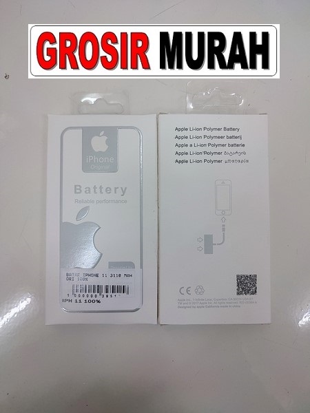 iPhone 11 3110 Mah Sparepart hp Batre Battery Baterai Grosir