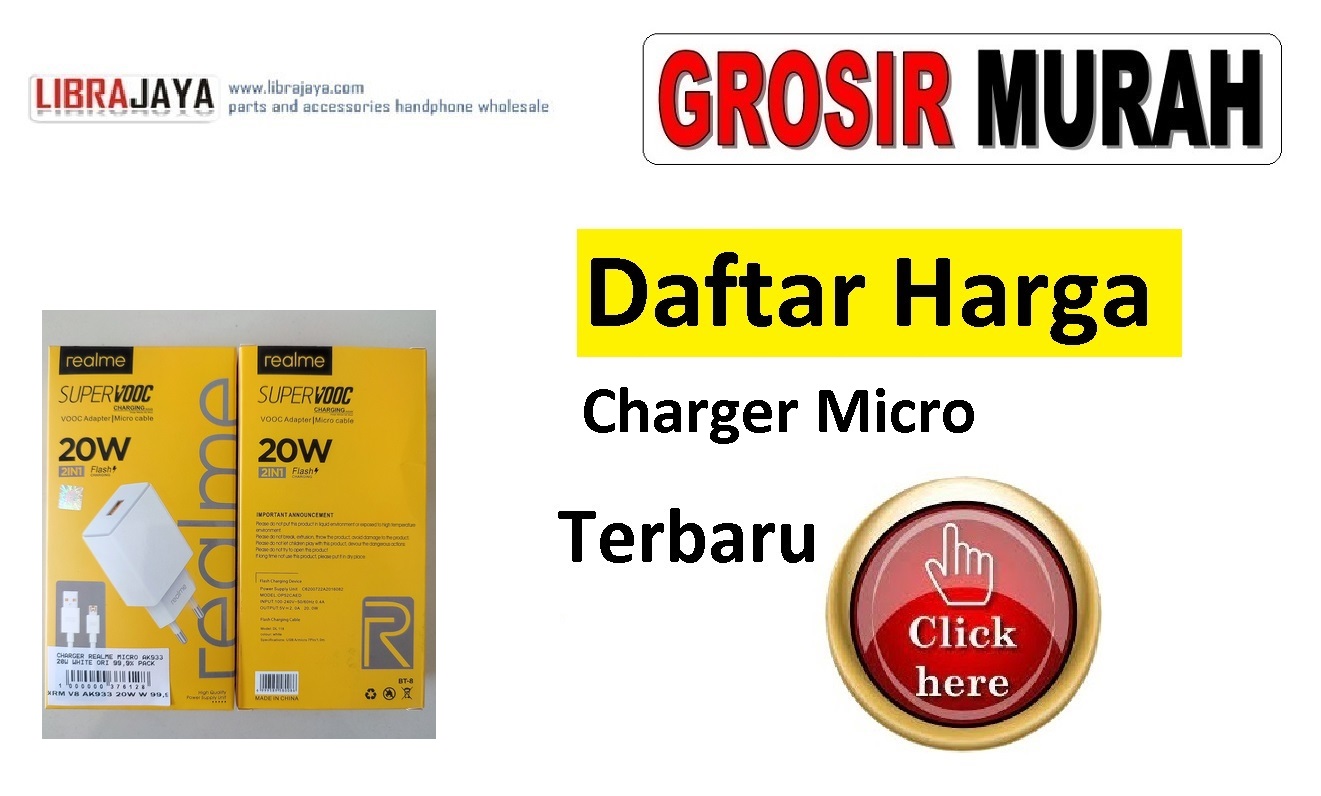 Daftar Harga Charger Micro Oppo | Samsung | Xiaomi | Vivo | Realme | Asus Zenfone | Sony Xperia | Infinix | Tecno | Nokia |