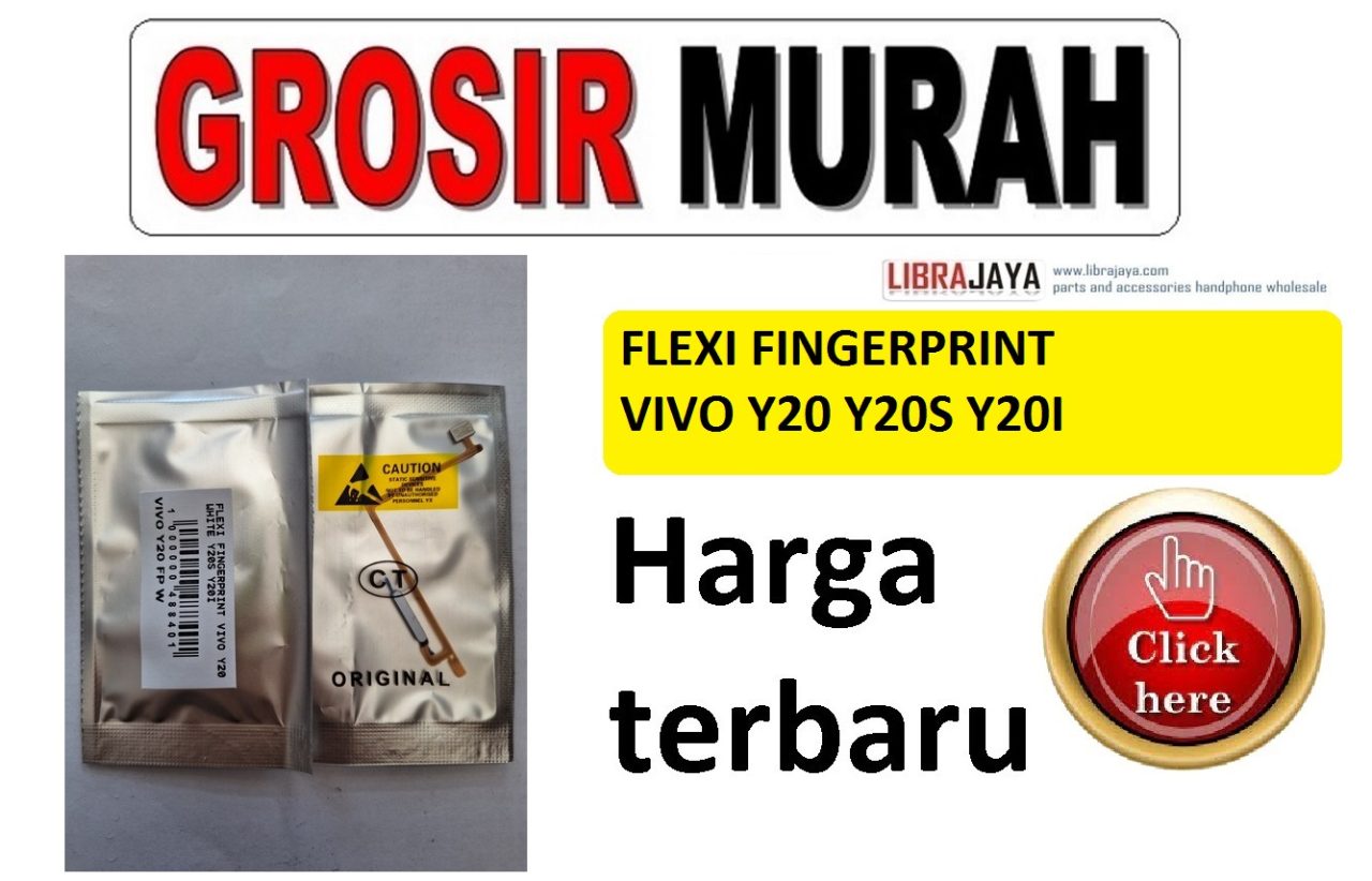 Flexi Fingerprint Vivo Y20 Putih – Kompatibel Y20S & Y12S