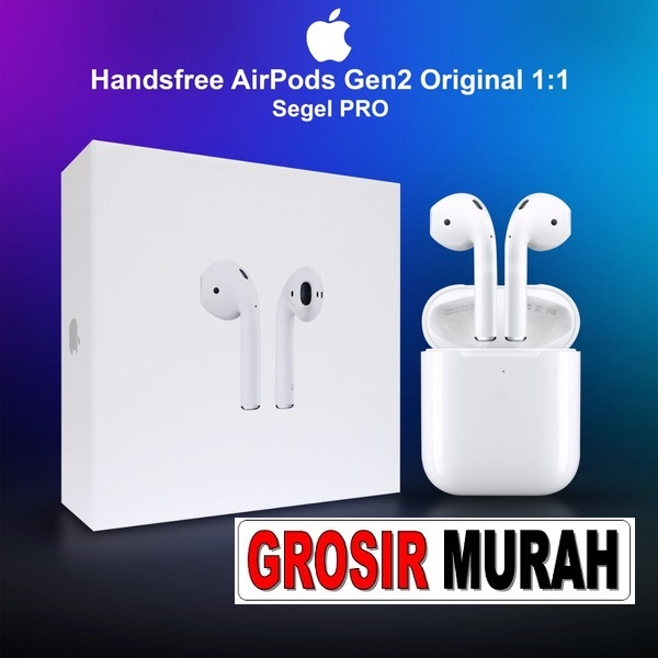 Airpods Gen 2 Ori 99% Headset bluetooth audio speaker Earphone Spare Part Grosir Sparepart Hp