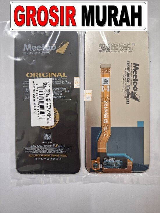 Oppo A57 2022 Oppo A77 5G A57S A57E A77 A77S A17 A17K K10 5G Sparepart Hp Lcd Merk Meetoo garansi lem Display Digitizer Touch Screen Grosir Spare Part Terlengkap