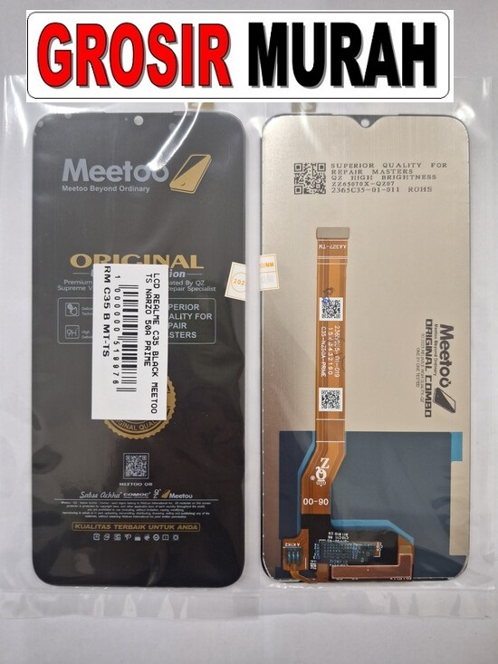 Realme C35 Narzo 50A Prime Sparepart Hp Lcd Merk Meetoo garansi lem Display Digitizer Touch Screen Grosir Spare Part Terlengkap