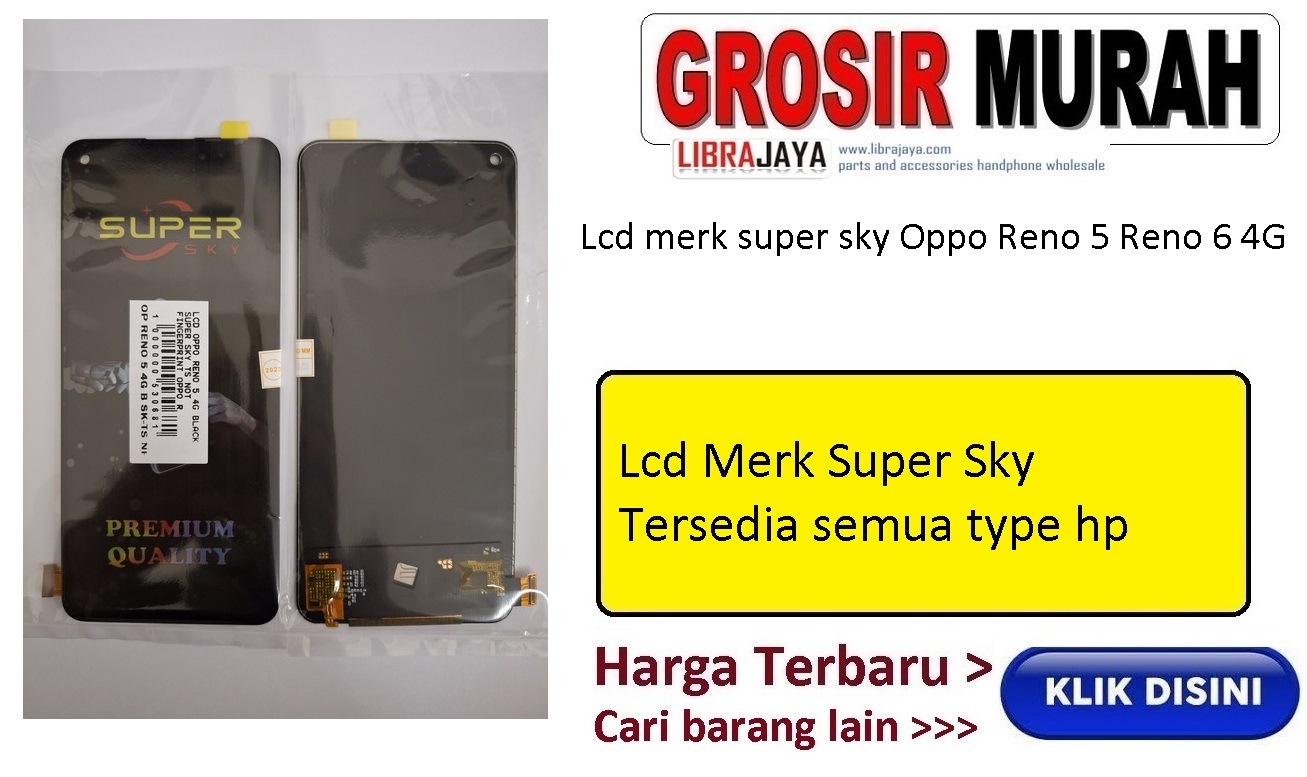 Oppo Reno 5 4G Reno 6 4G Lcd Merk Super Sky Display Digitizer Touch Screen