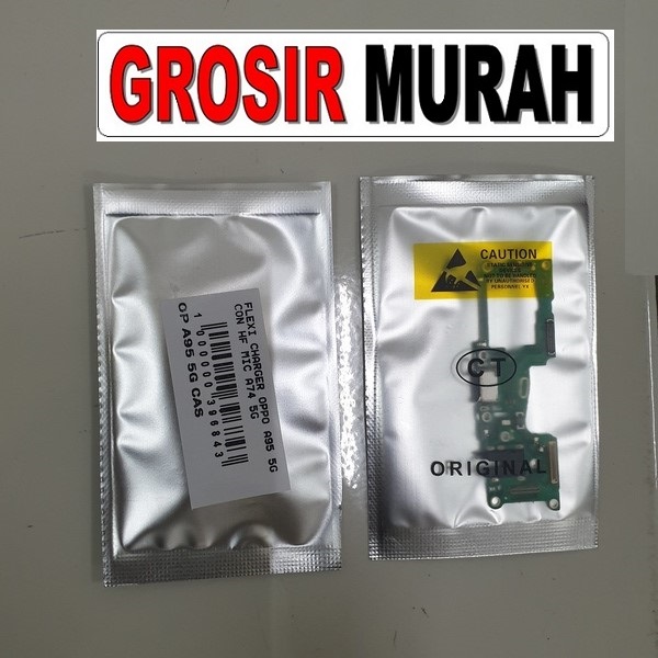 Oppo A95 5G A74 5G Fleksibel Charger Fleksi Flexi Con Cas Papan Board Konektor Fleksibel Flexible Grosir Spare Part Flexibel Flex Cable Charging Port Dock Sparepart Hp Murah