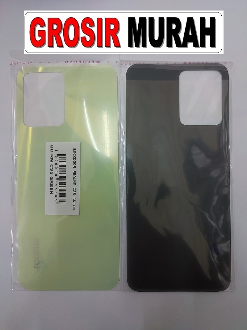 Realme C35 Backdoor Back Battery Cover Rear Housing Tutup Belakang Baterai |  Toko Grosir Sparepart Hp Jakarta