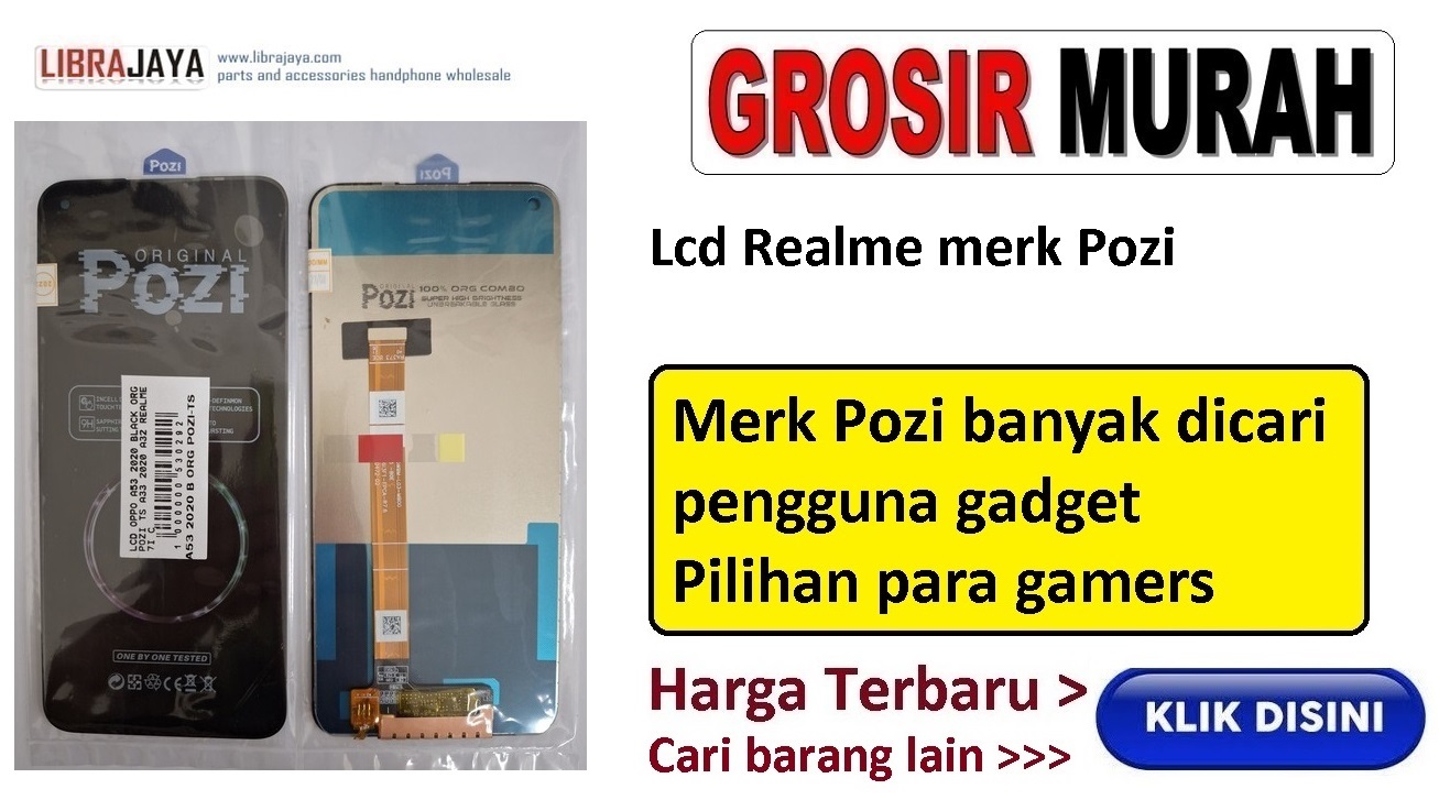 grosir lcd realme merk pozi