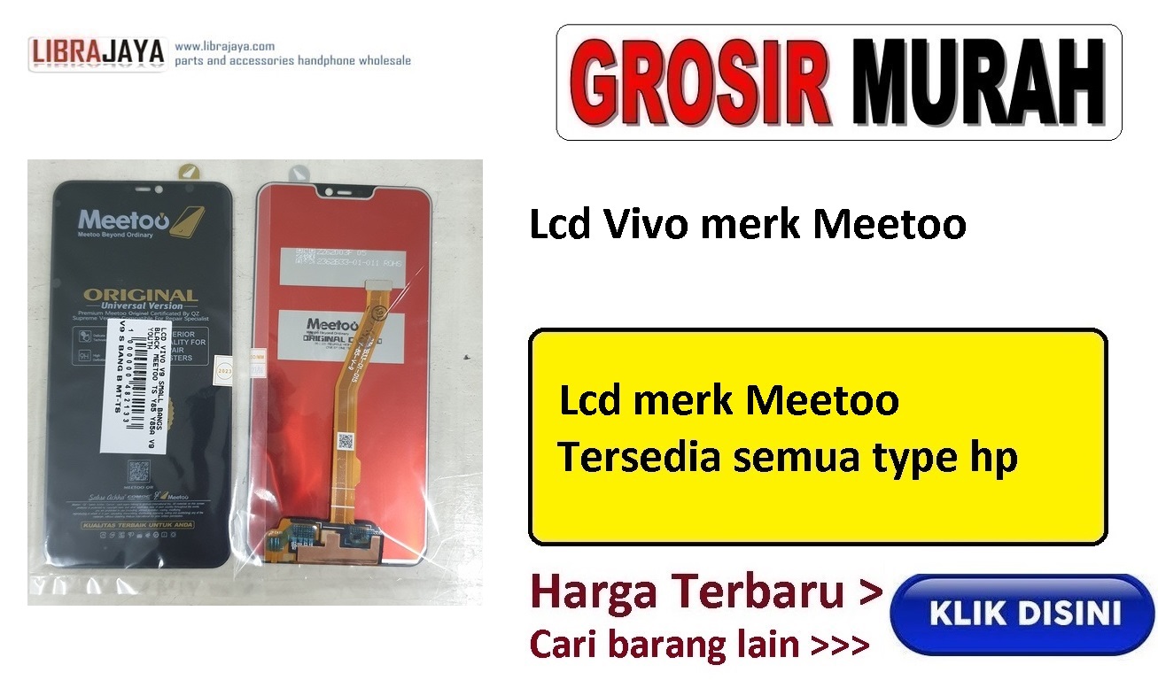 grosir lcd vivo merk meetoo garansi lem