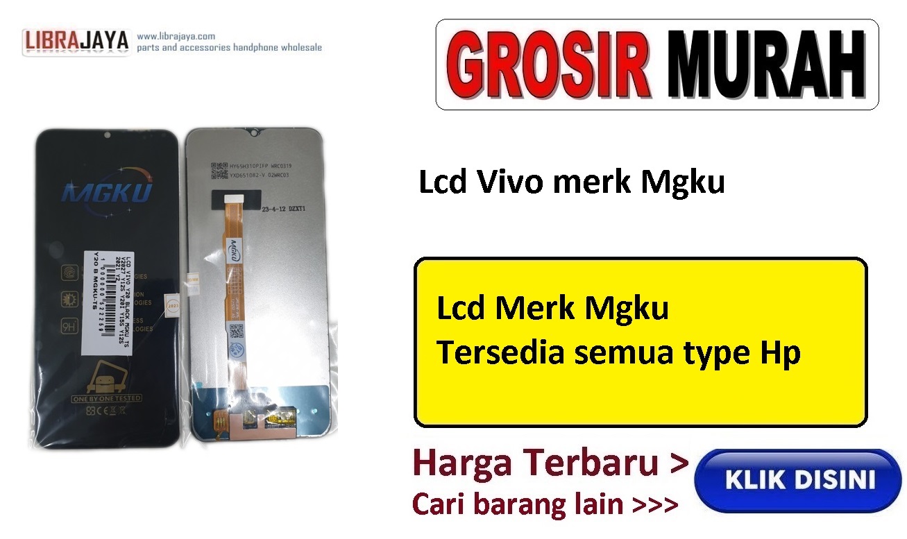 grosir lcd vivo merk mgku garansi lem