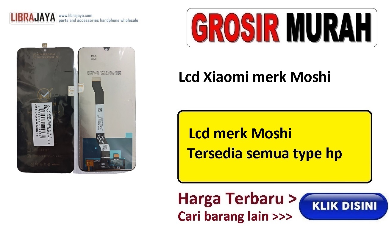 grosir lcd xiaomi merk moshi