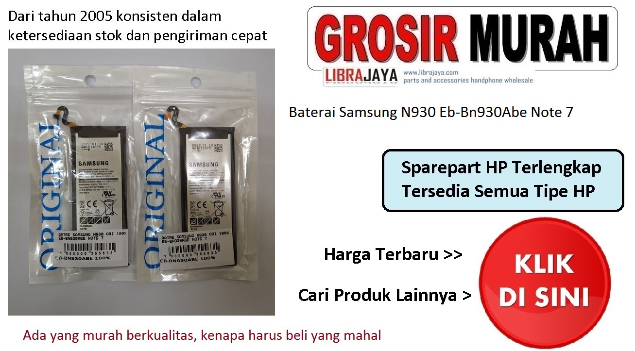Baterai Samsung N930 Eb-Bn930Abe Note 7