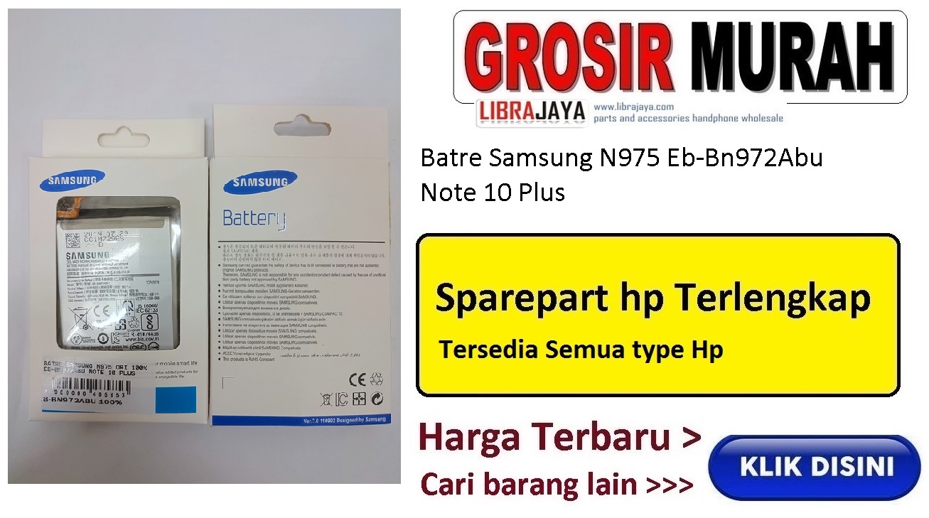 Batre Samsung N975 Eb-Bn972Abu Note 10 Plus