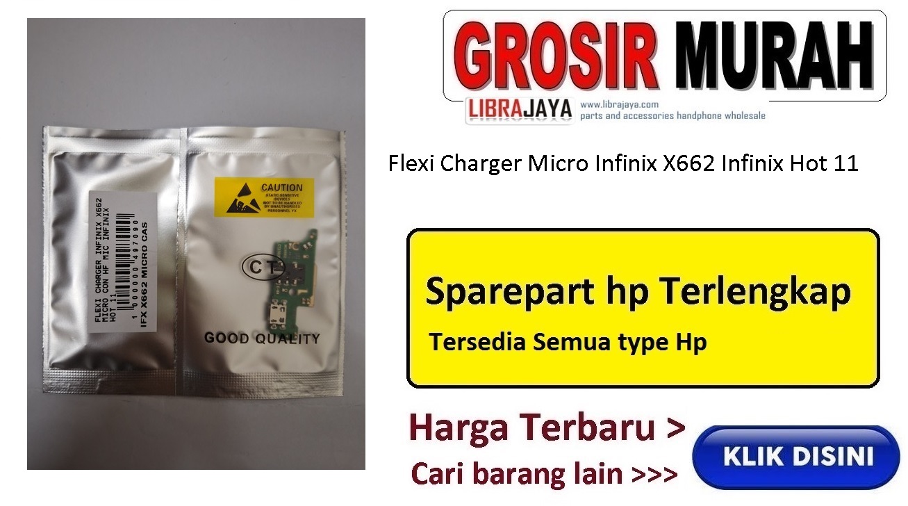 Fleksibel Charger Micro Infinix X662 Infinix Hot 11