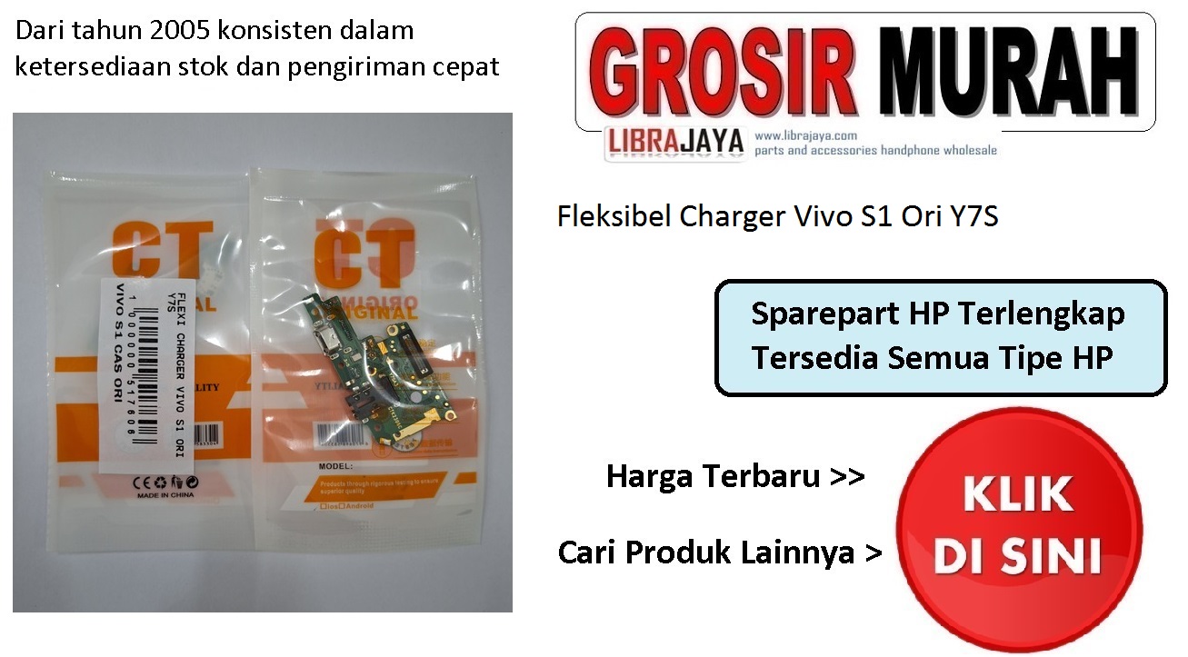 Fleksibel Charger Vivo S1 Ori Y7S