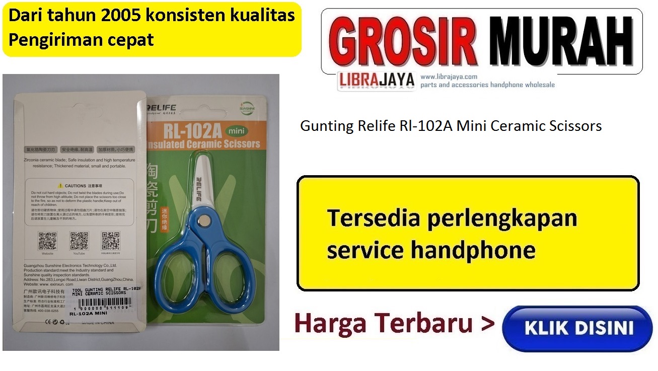Gunting Relife Rl-102A Mini Ceramic Scissors