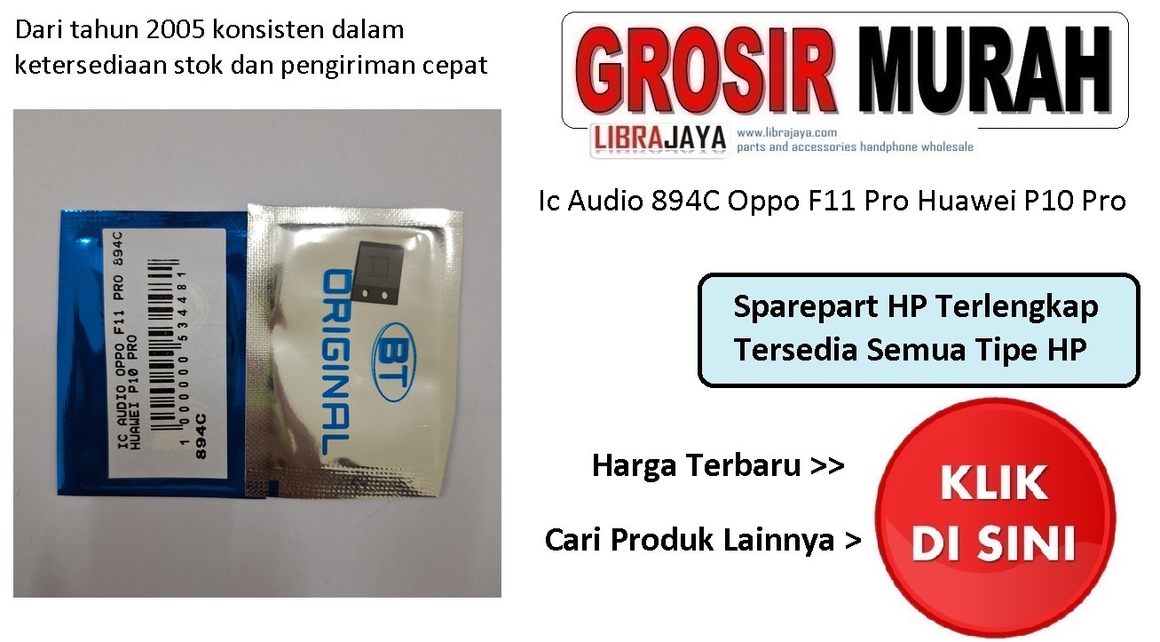 Ic Audio 894C Oppo F11 Pro Huawei P10 Pro