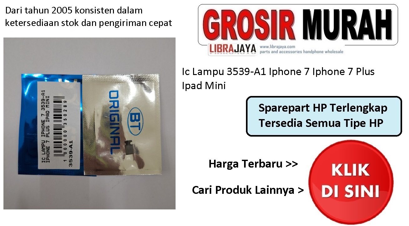 Ic Lampu 3539-A1 Iphone 7 Iphone 7 Plus Ipad Mini