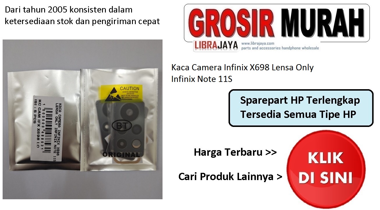 Kaca Camera Infinix X698 Lensa Only Infinix Note 11S