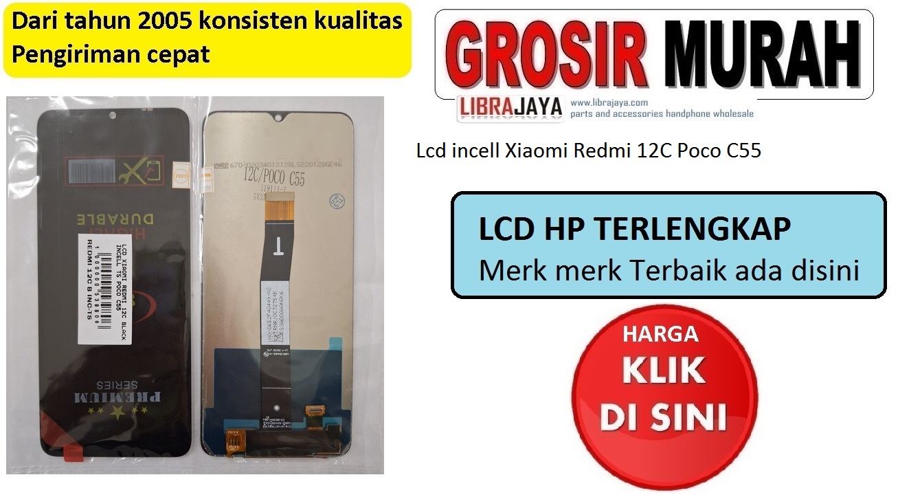 Lcd incell Xiaomi Redmi 12C Poco C55