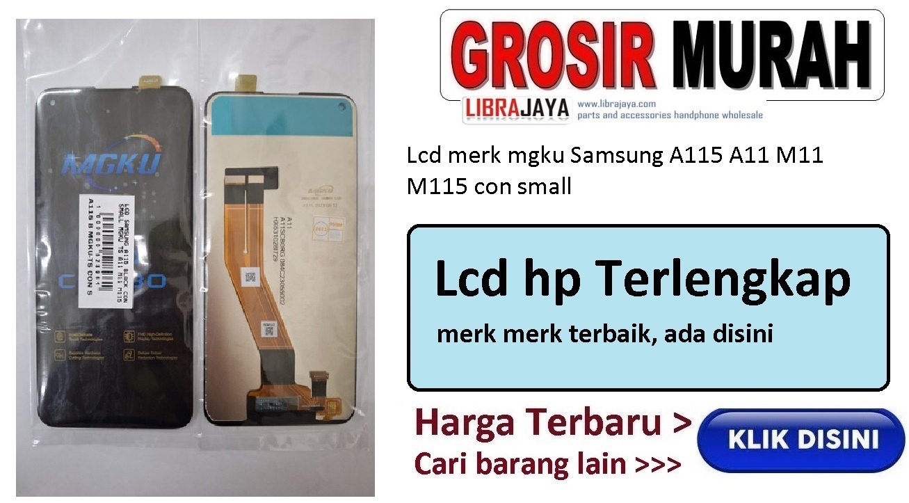 Lcd merk mgku Samsung A115 A11 M11 M115 con small garansi lem