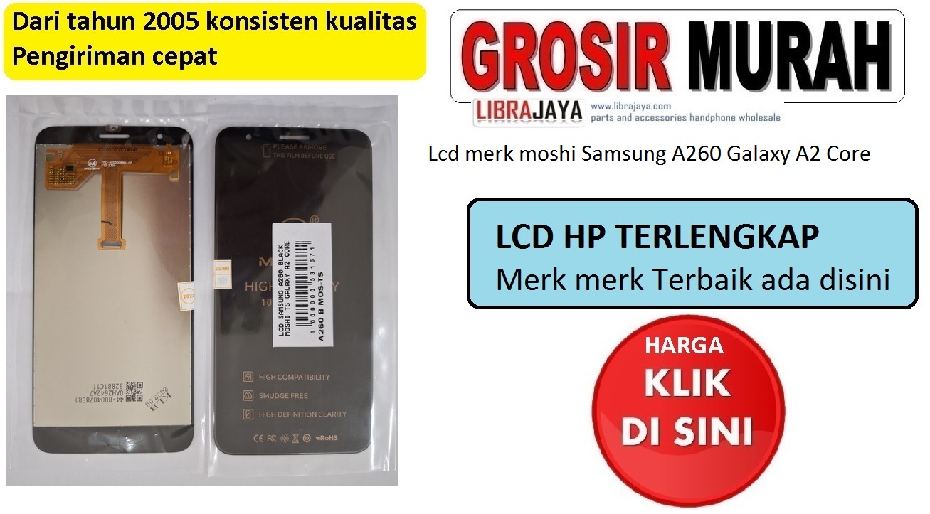 Lcd merk moshi Samsung A260 Galaxy A2 Core