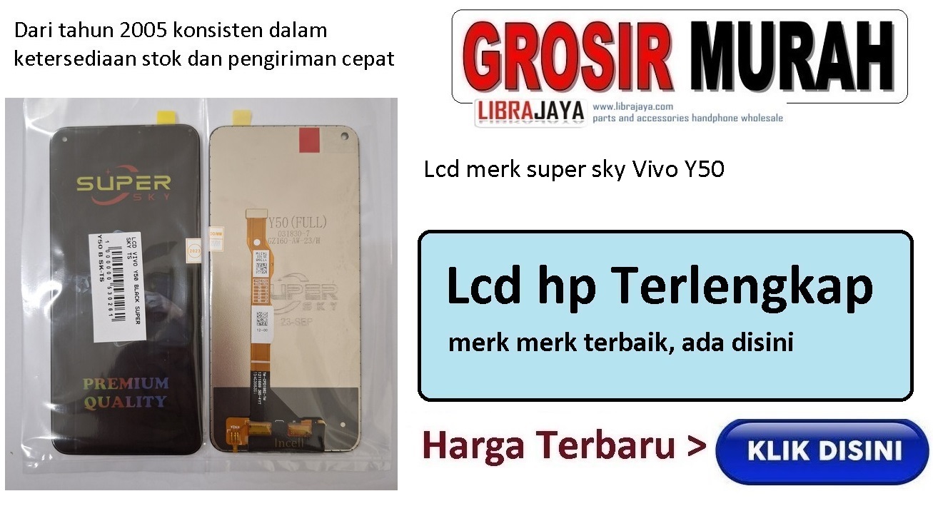 Lcd merk super sky Vivo Y50