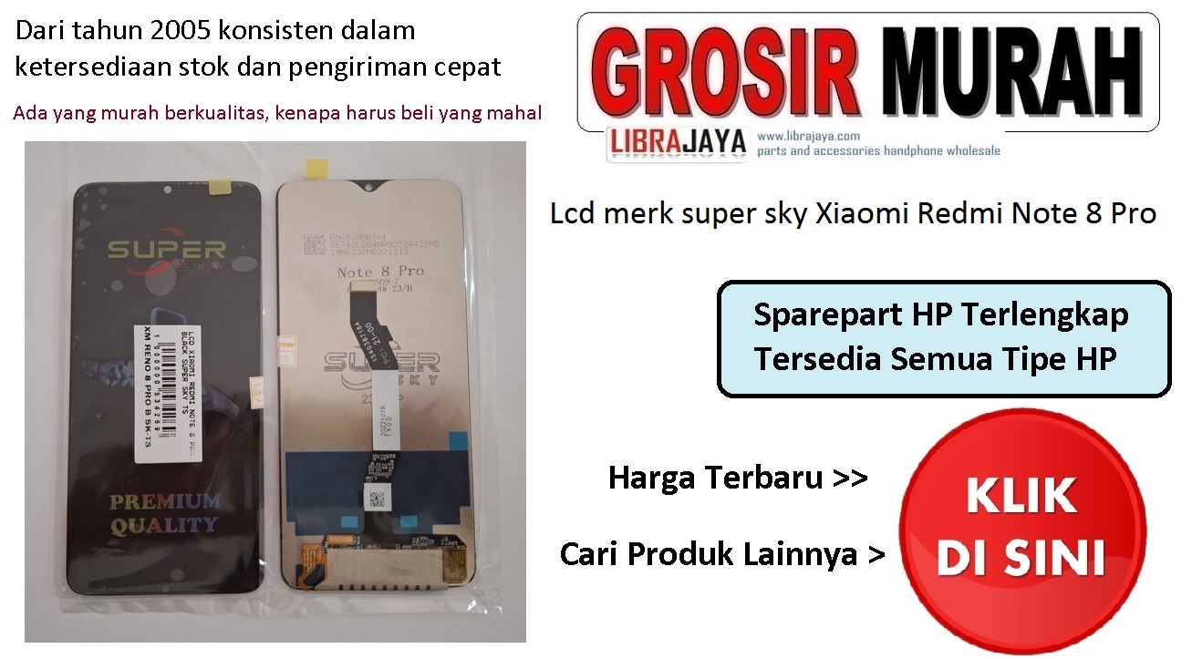 Lcd merk super sky Xiaomi Redmi Note 8 Pro