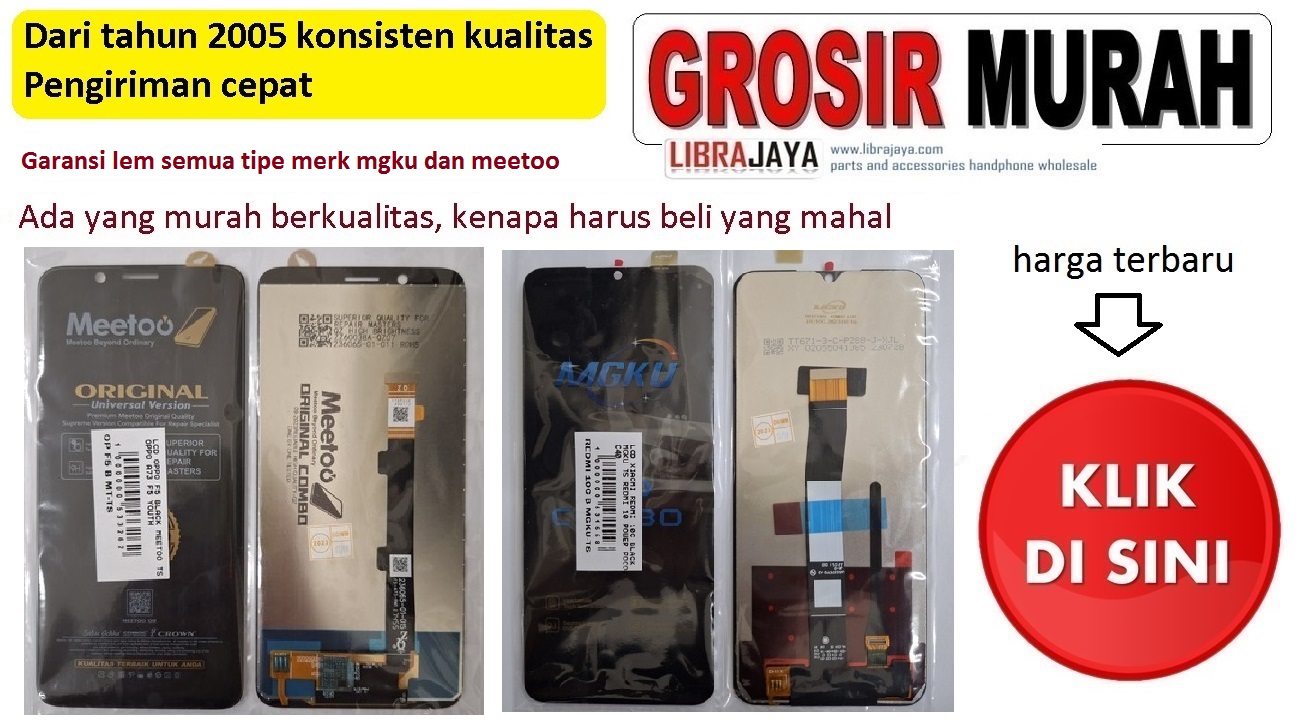 merk lcd garansi lem