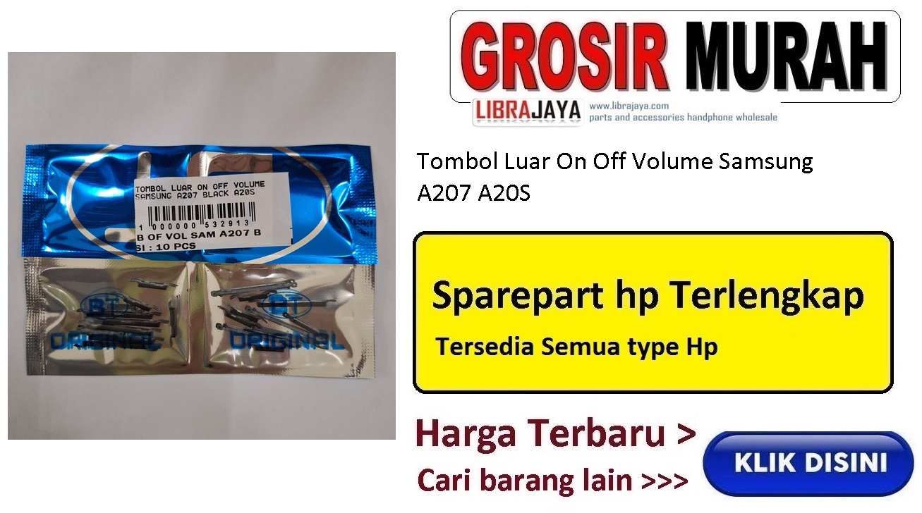 Tombol Luar On Off Volume Samsung A207 A20S