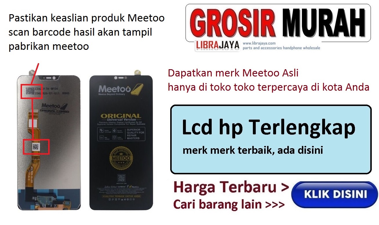 grosir lcd meetoo asli