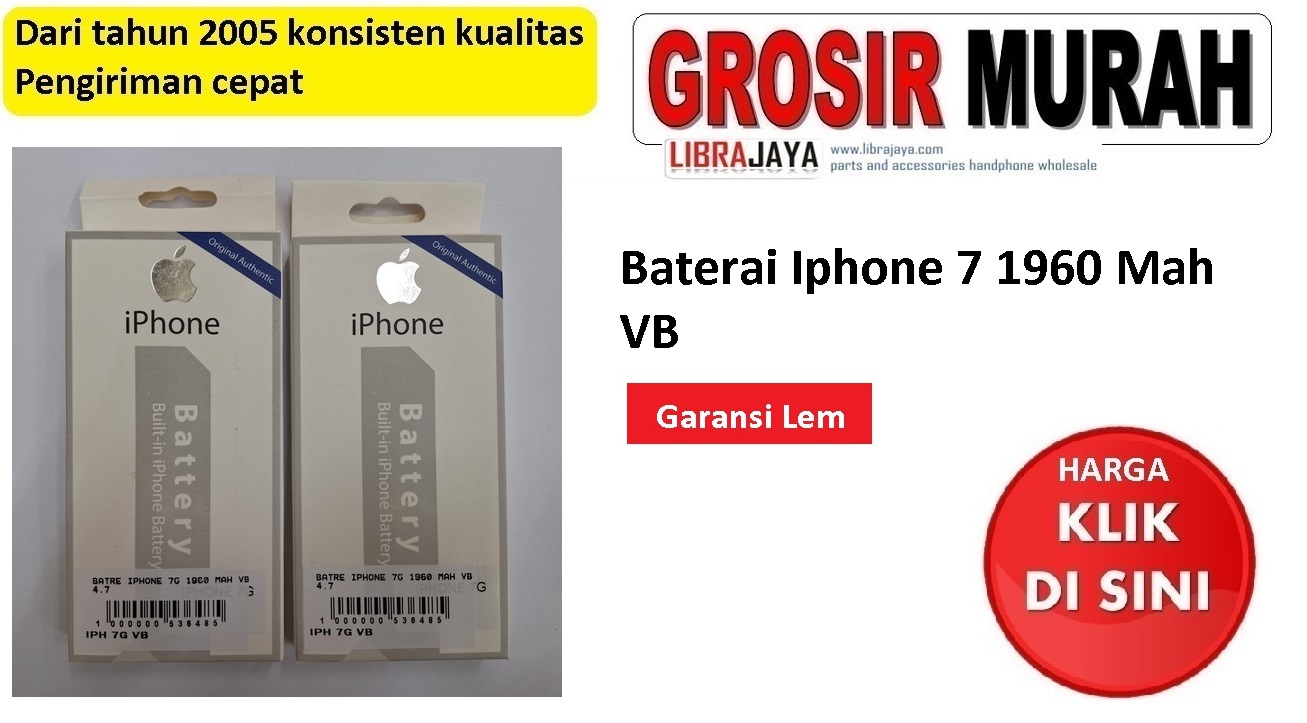 Baterai Iphone 7 1960 Mah VB