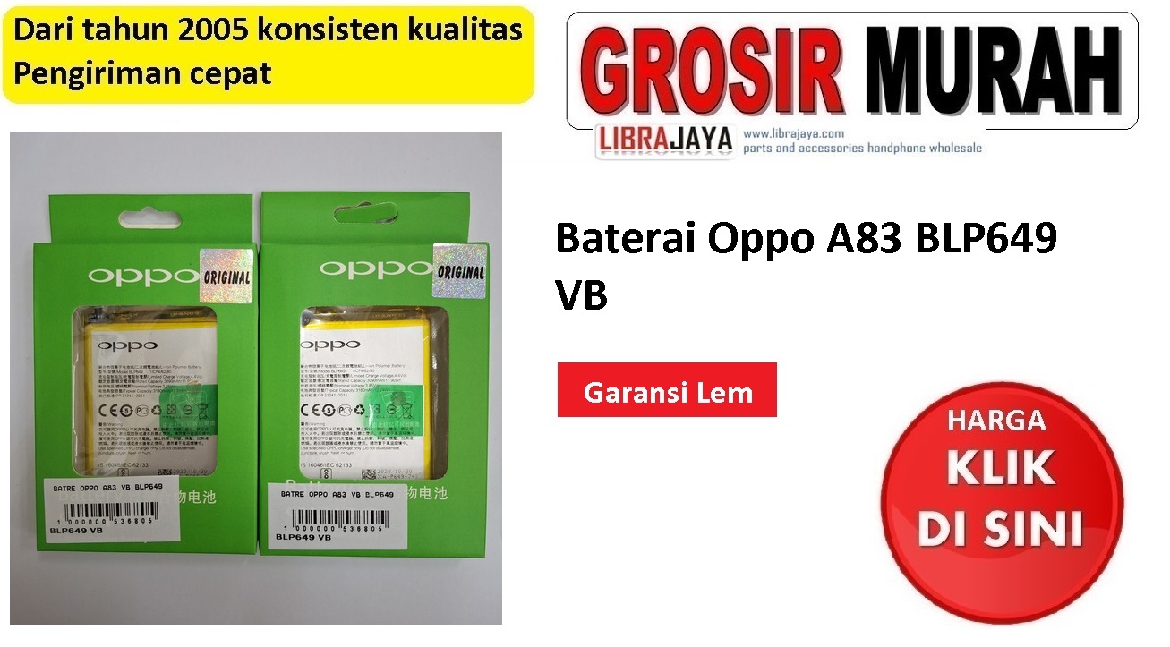 Baterai Oppo A83 BLP649 VB