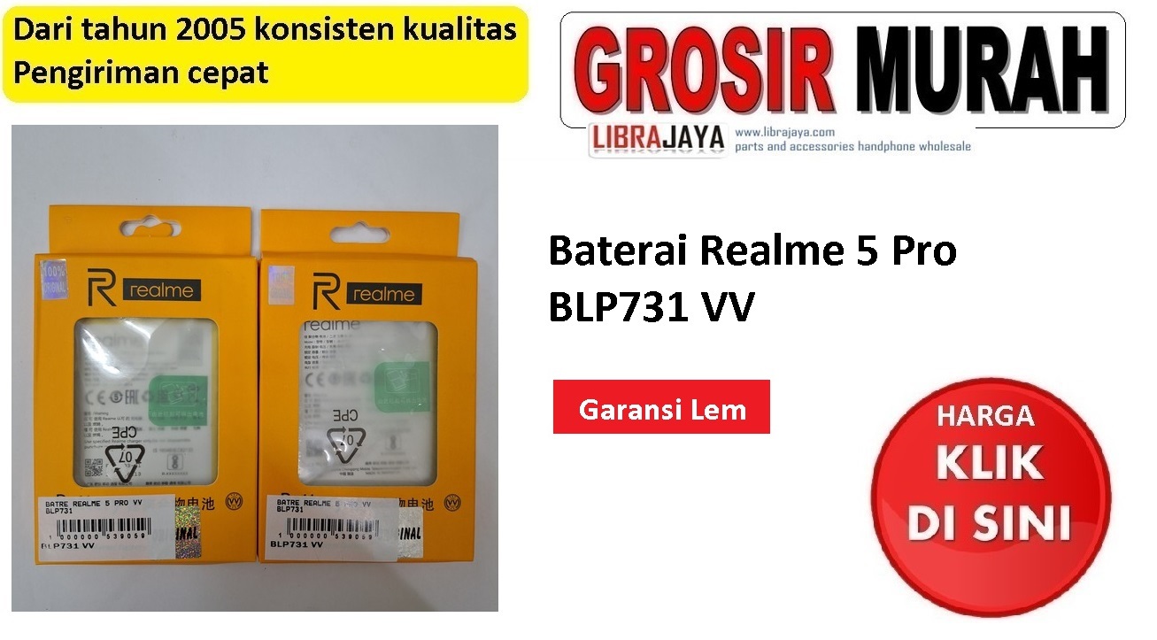Baterai Realme 5 Pro BLP731 VV