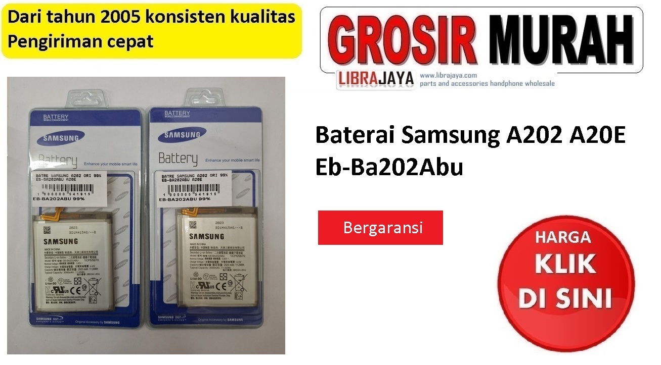 Baterai Samsung A202 A20E Eb-Ba202Abu