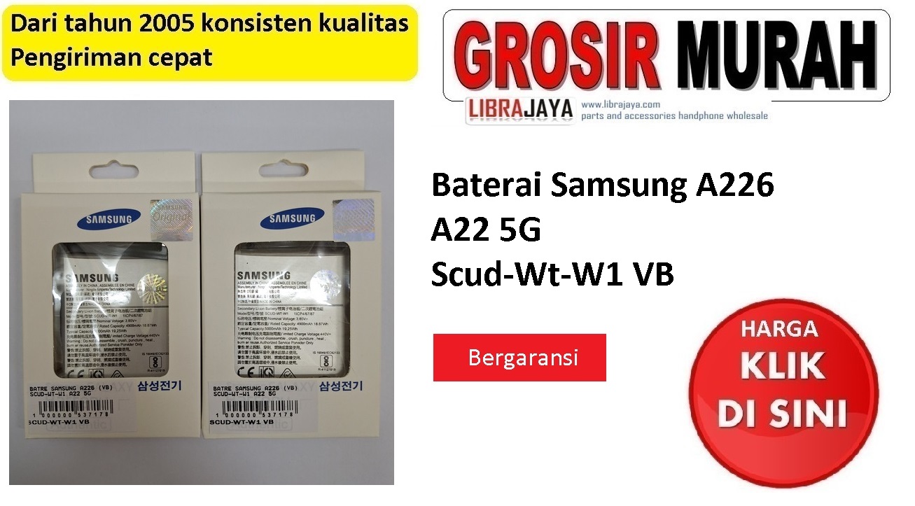 Baterai Samsung A226 Scud-Wt-W1 A22 5G VB